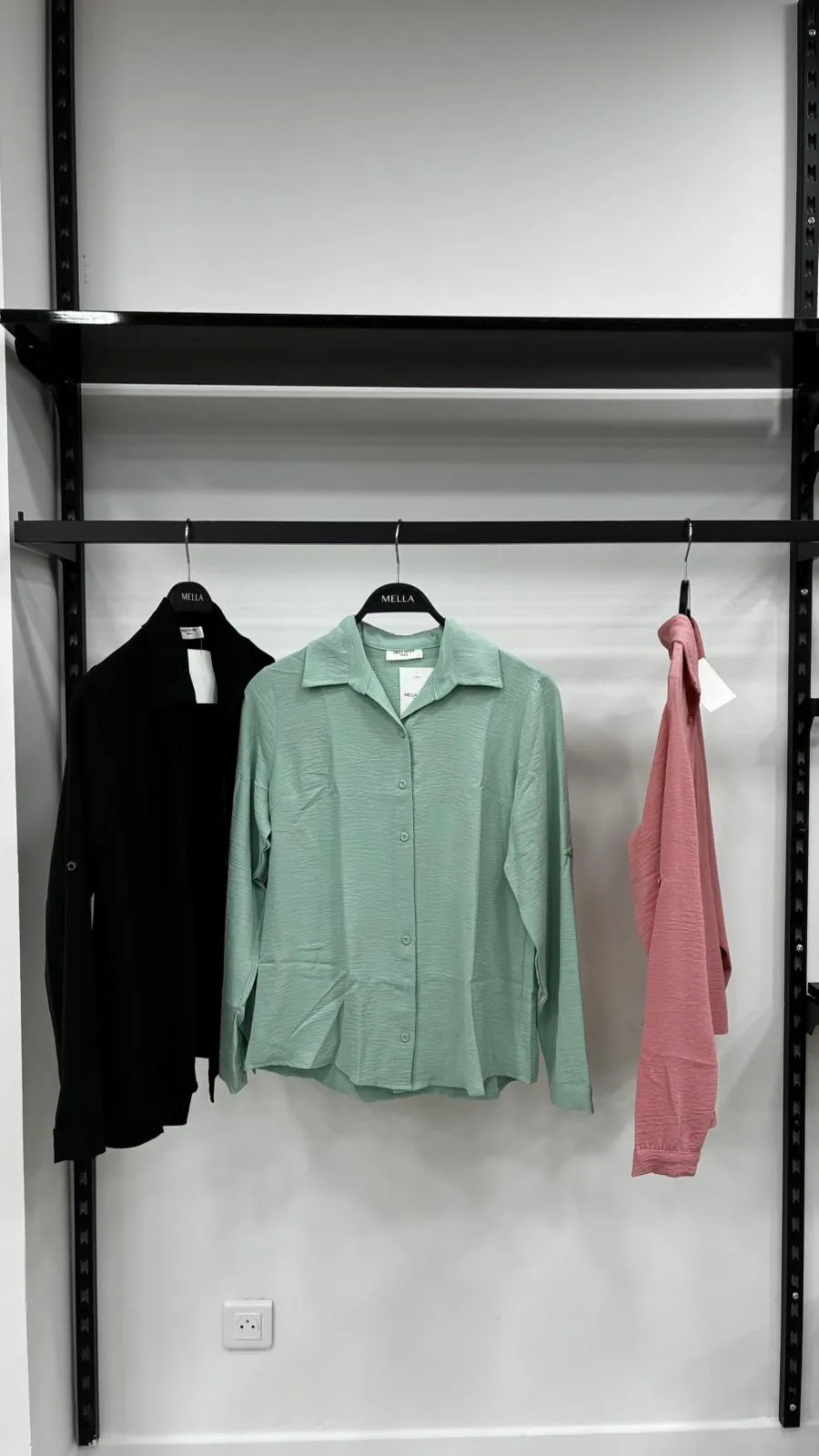 Chemise courte lain 15037