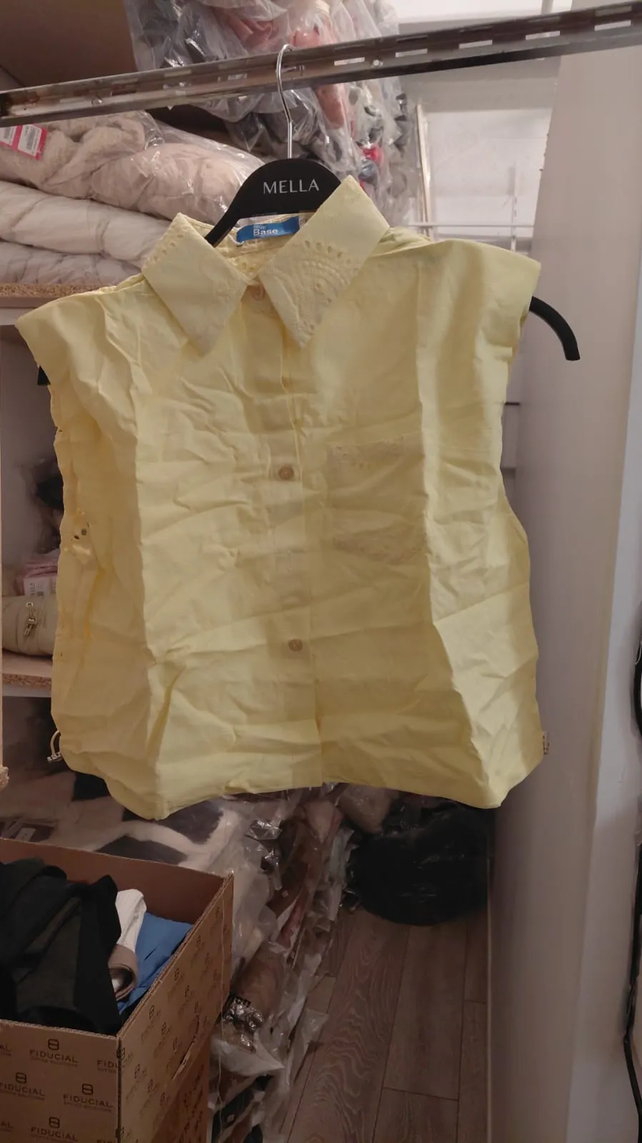 Chemise epaulette sans manche MAS261
