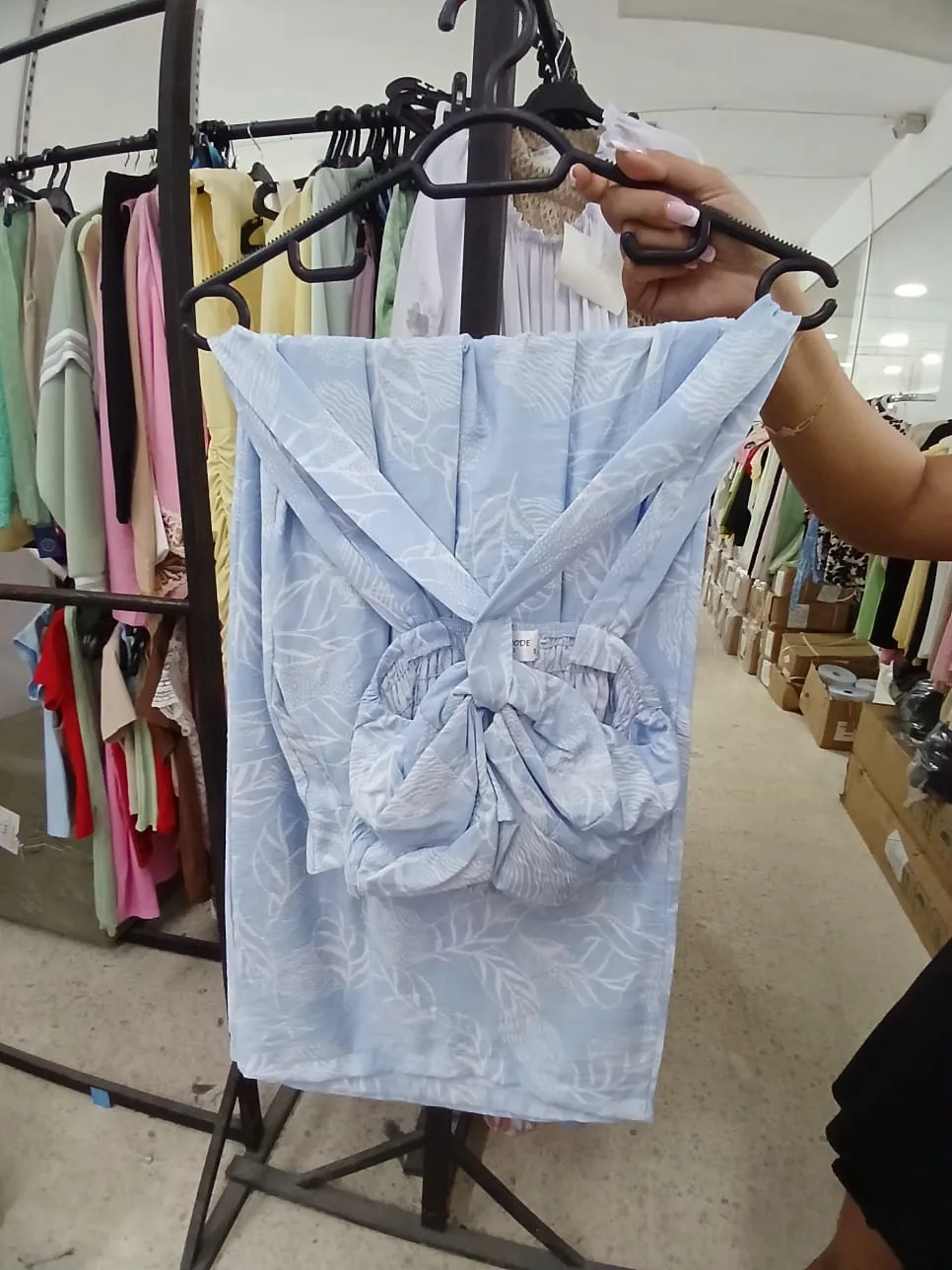 ENSEMBLE TOP ET PANT FLEURI SET-0614