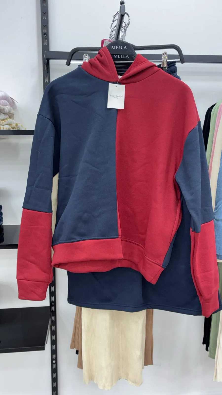 Ensemble jupe jogging bicolor 15049