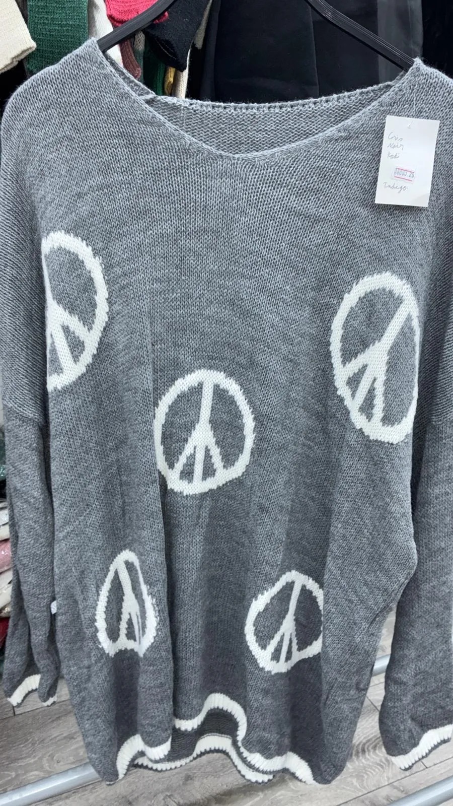 Pull col V Peace 18003