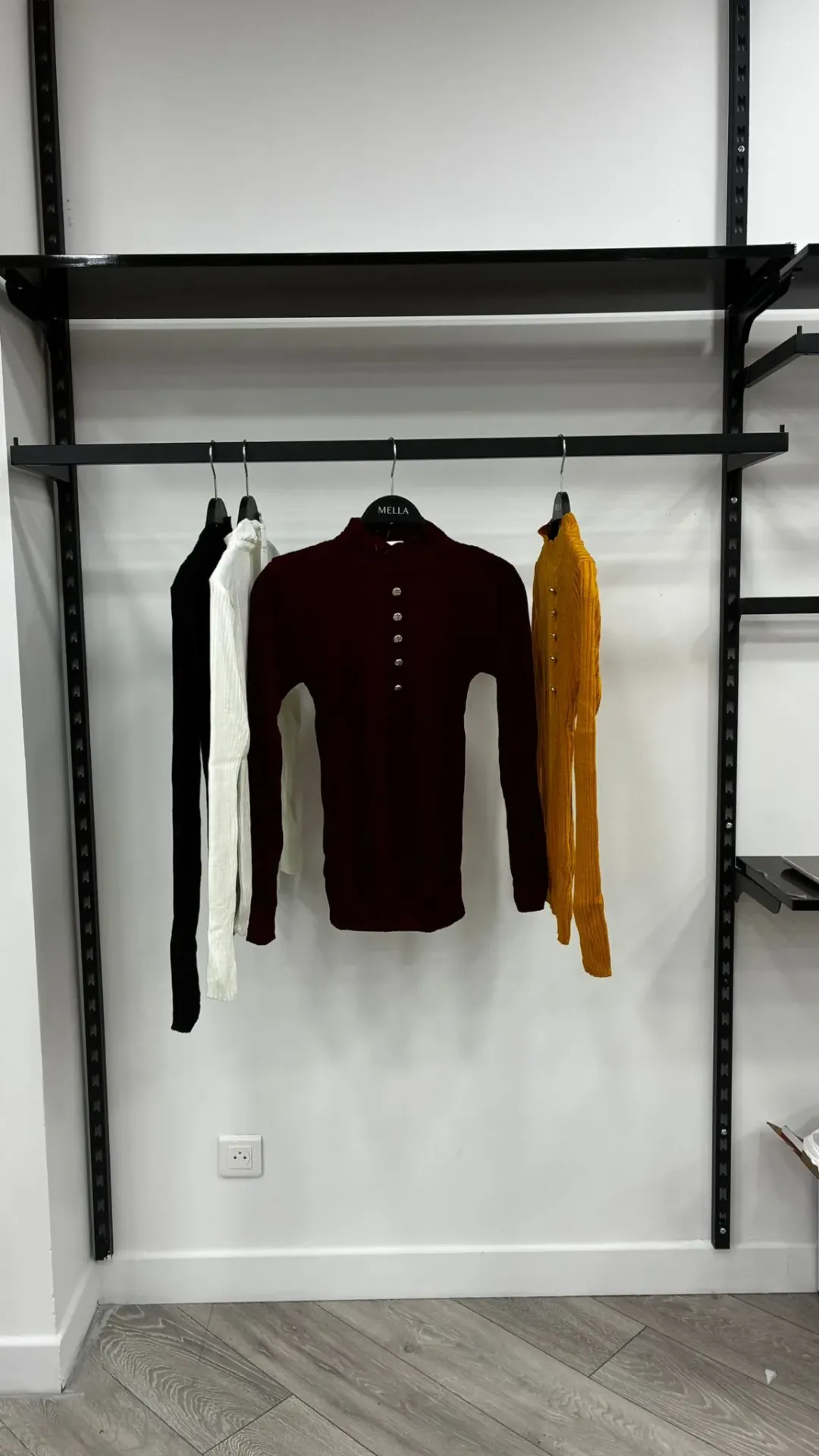 Pull col cheminÃ© + bouton 31266
