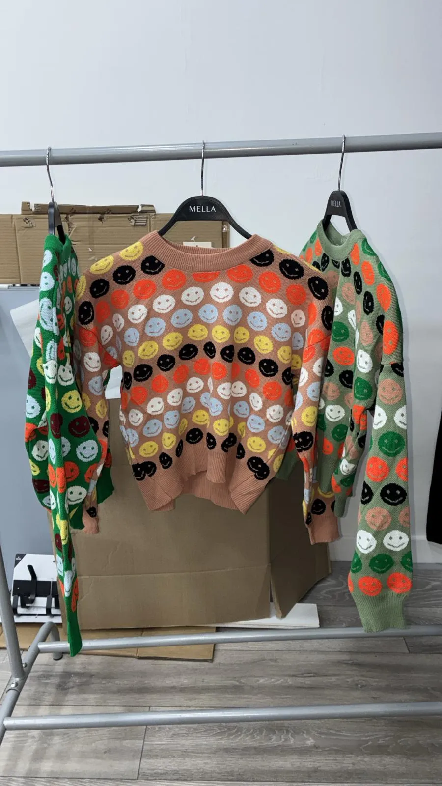 Pull col rond smiley 31426122