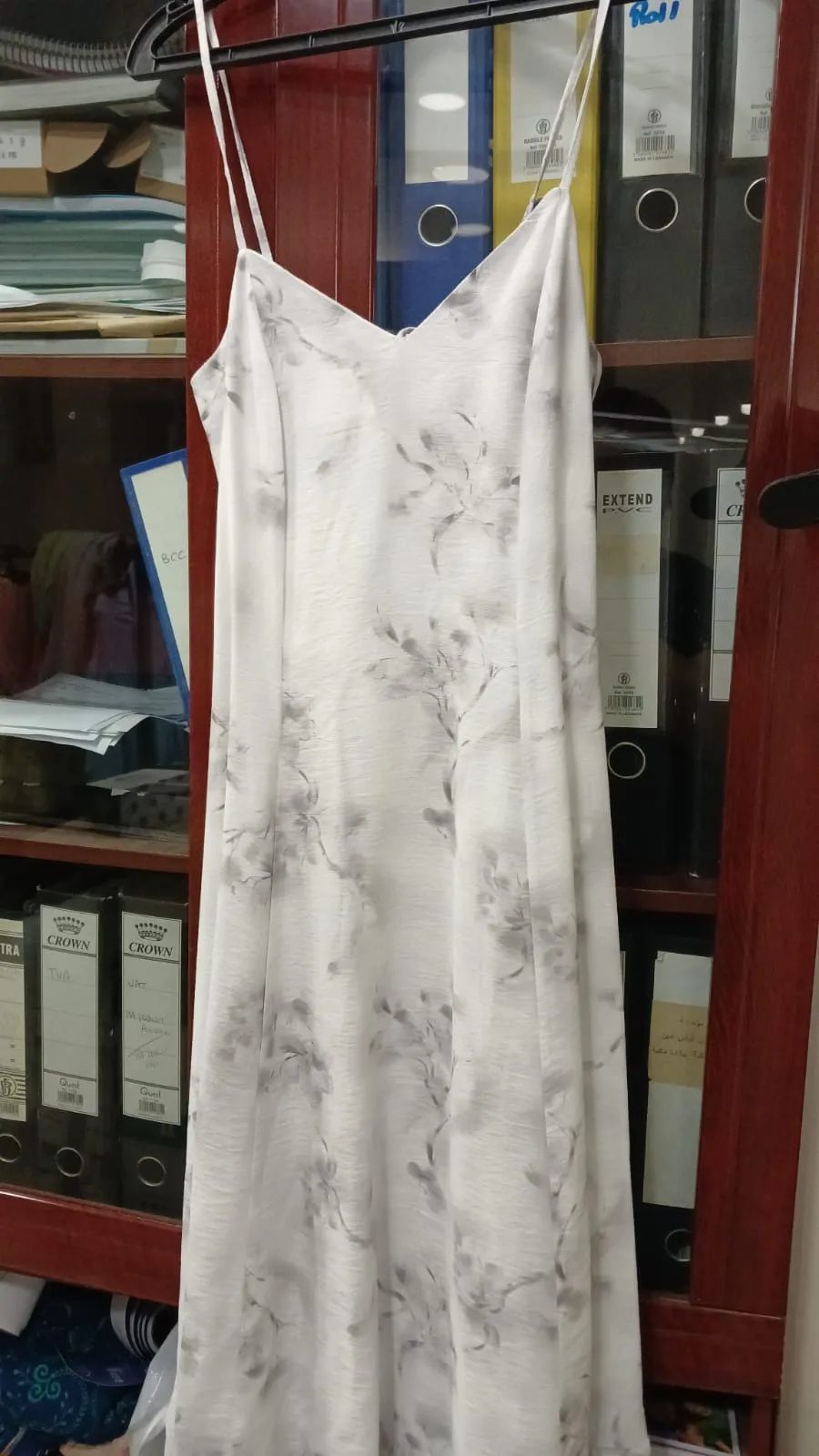 ROBE LONGUE FLEURIE BRETELLE ROB-0317
