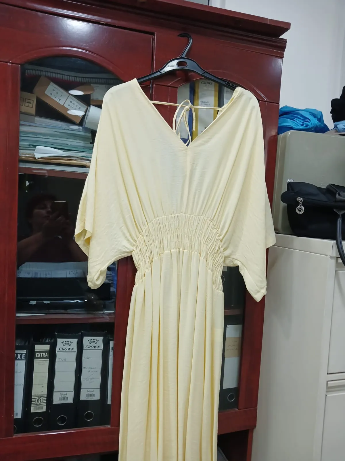 ROBE UNI LONGUE FLUIDE V ROB-0336