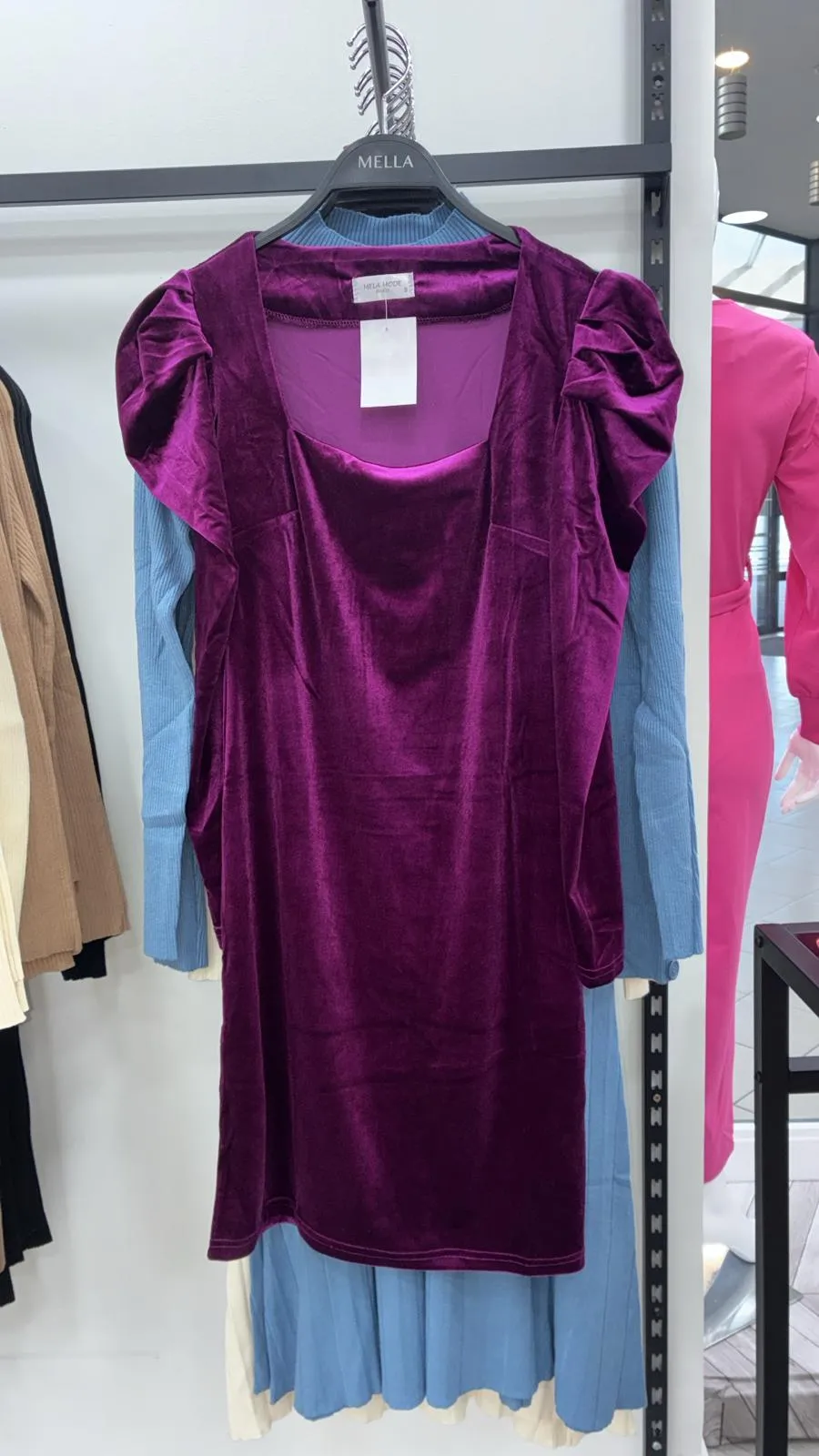 Robe velour 115021