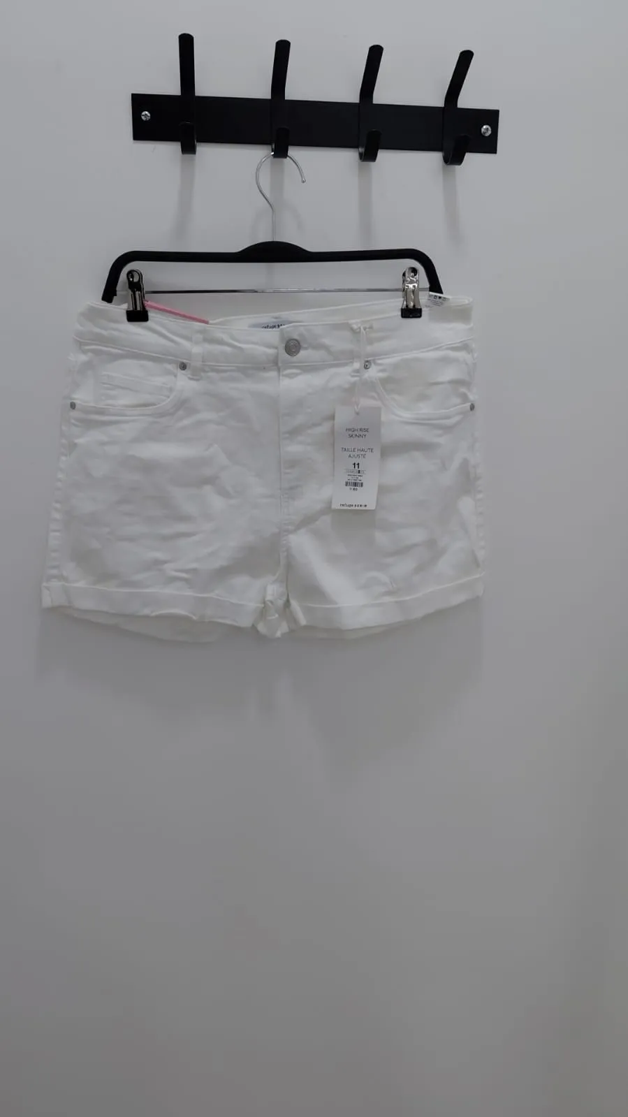 Short Blanc Avec Ourlet 1630#