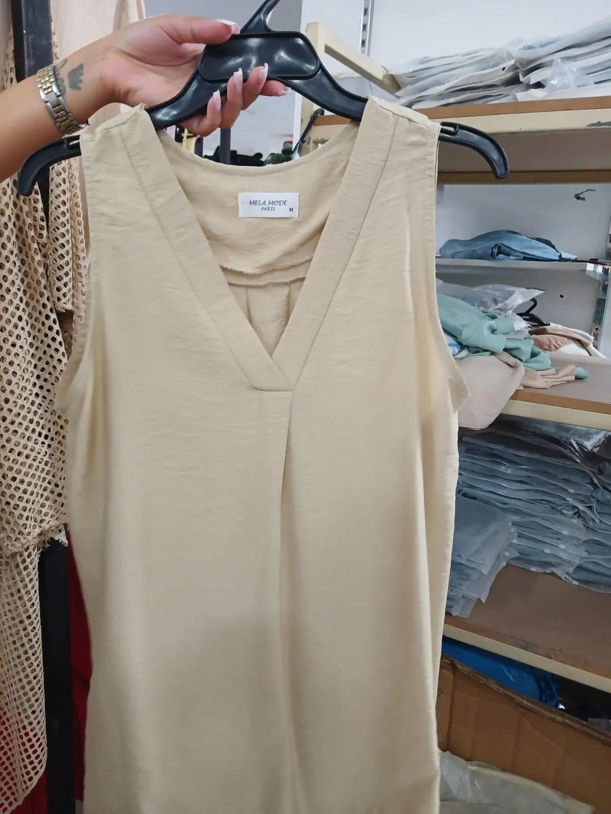 TOP LINEN GRANDE TAILLE TOP-0051