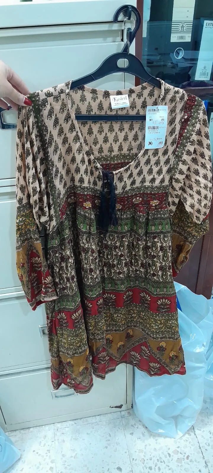 TUNIC INDIENNE TOP-0036